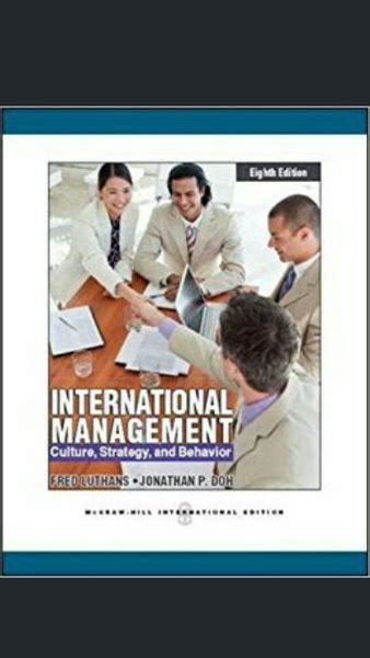 international management luthans 8th edition Kindle Editon